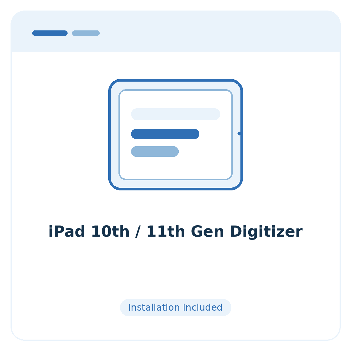 iPad 10th / 11th Gen Digitizer