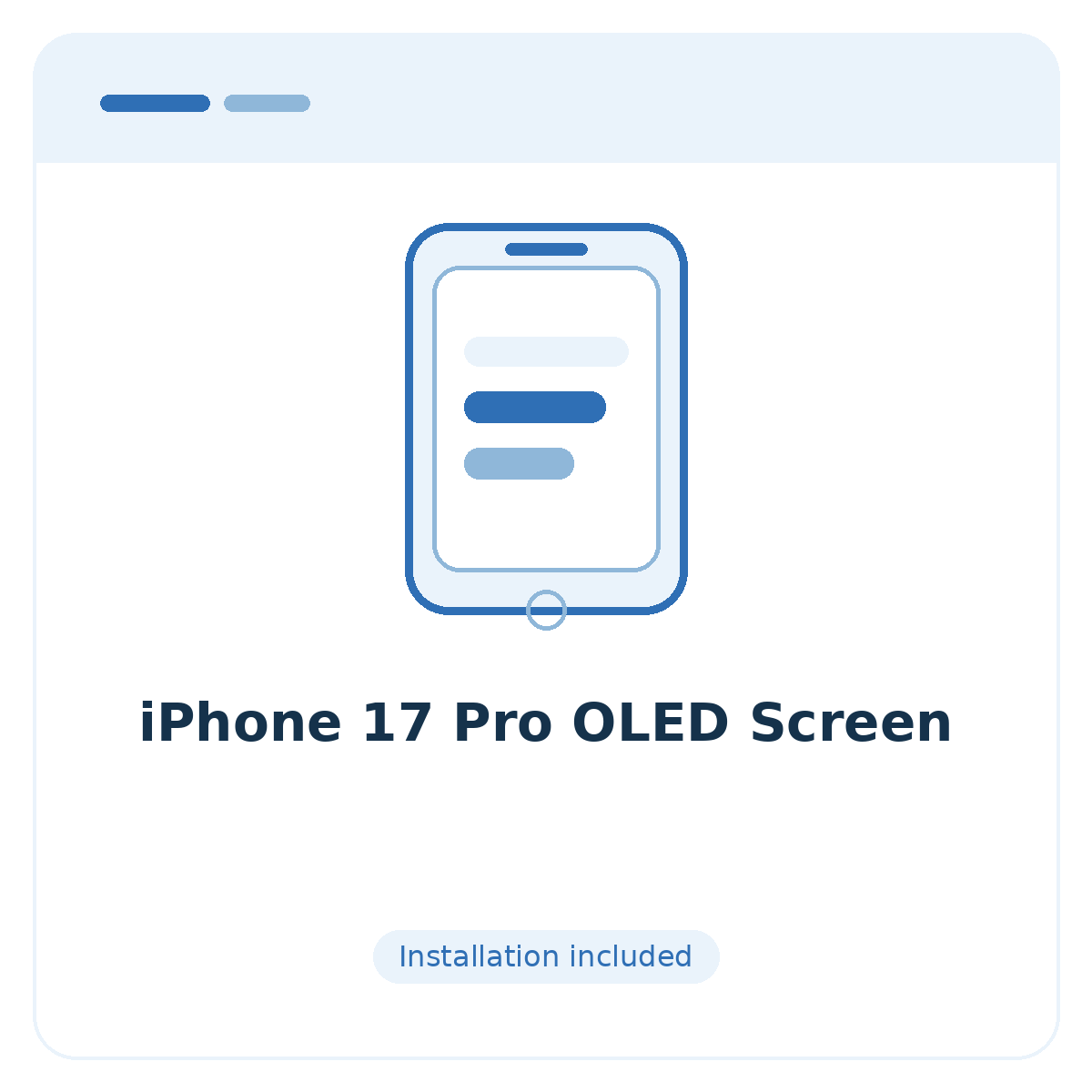 iPhone 17 Pro OLED Screen