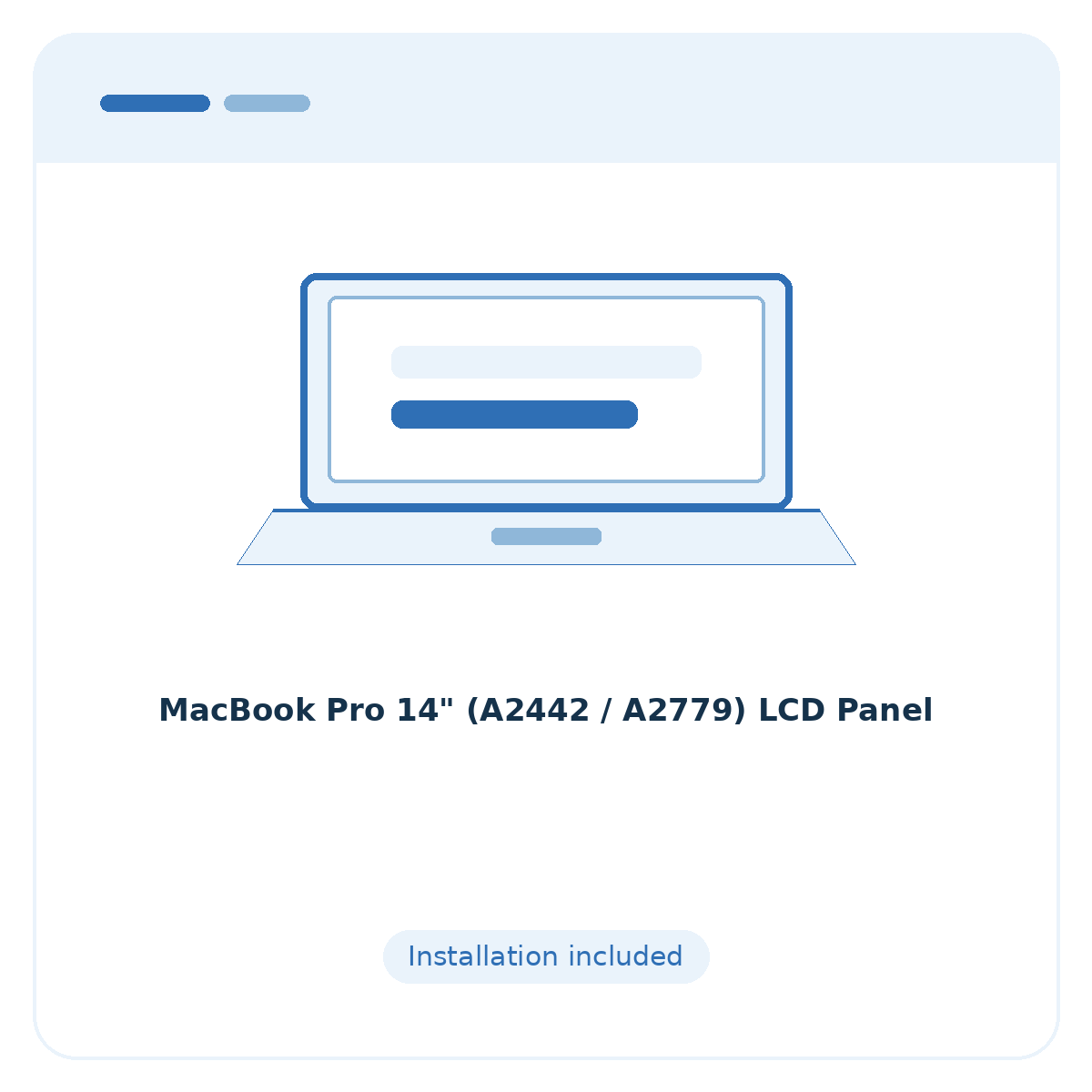 MacBook Pro 14" (A2442 / A2779) LCD Panel - placeholder
