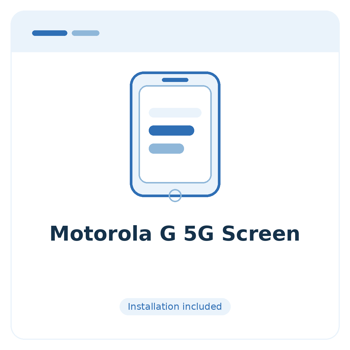 Motorola G 5G Screen - placeholder