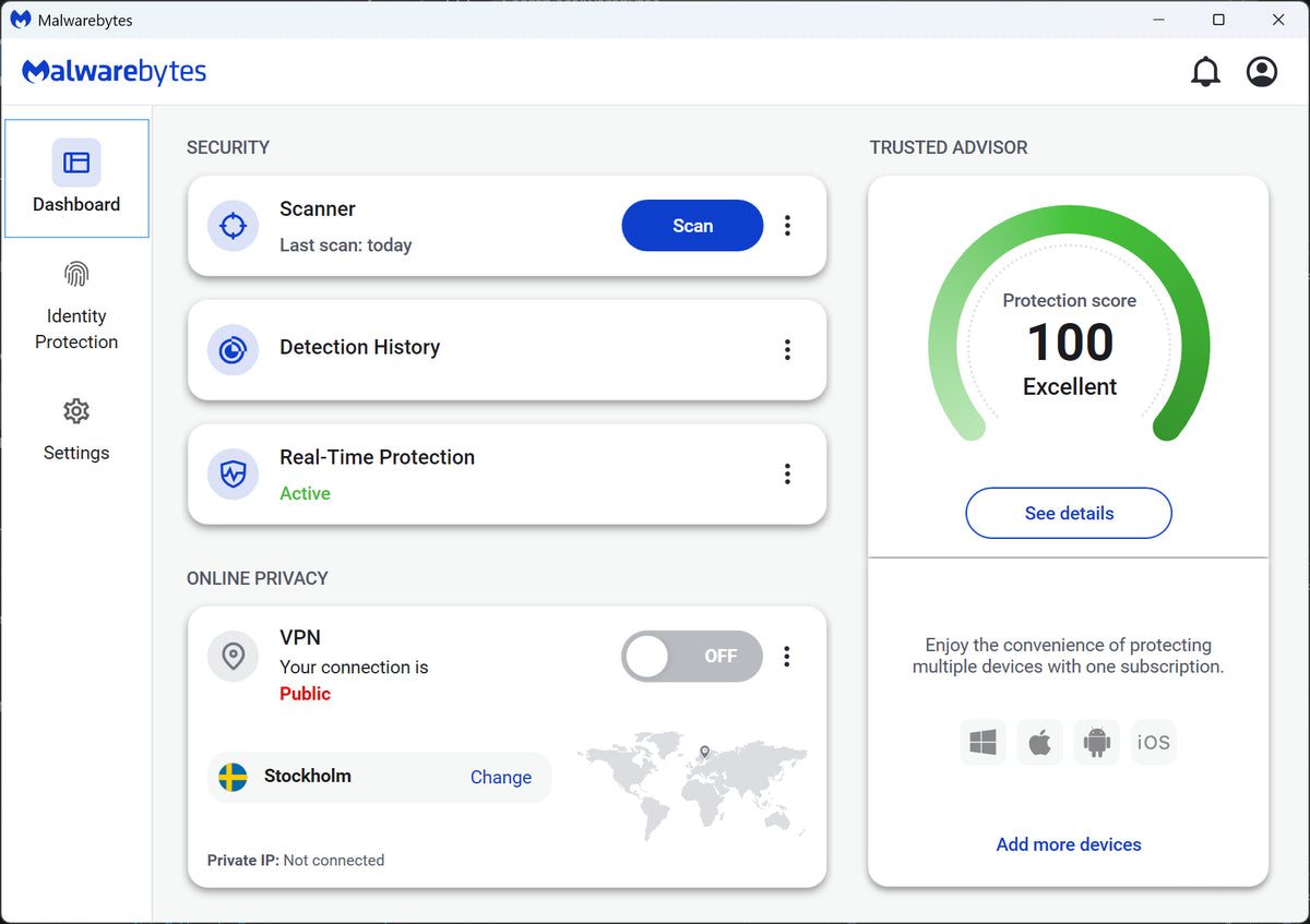 Malwarebytes Premium Security | Antivirus & Anti-Malware for PC, Mac, Android, iOS | Digital License Key