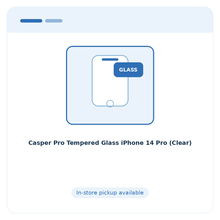 Casper Pro Tempered Glass iPhone 14 Pro (Clear) - placeholder