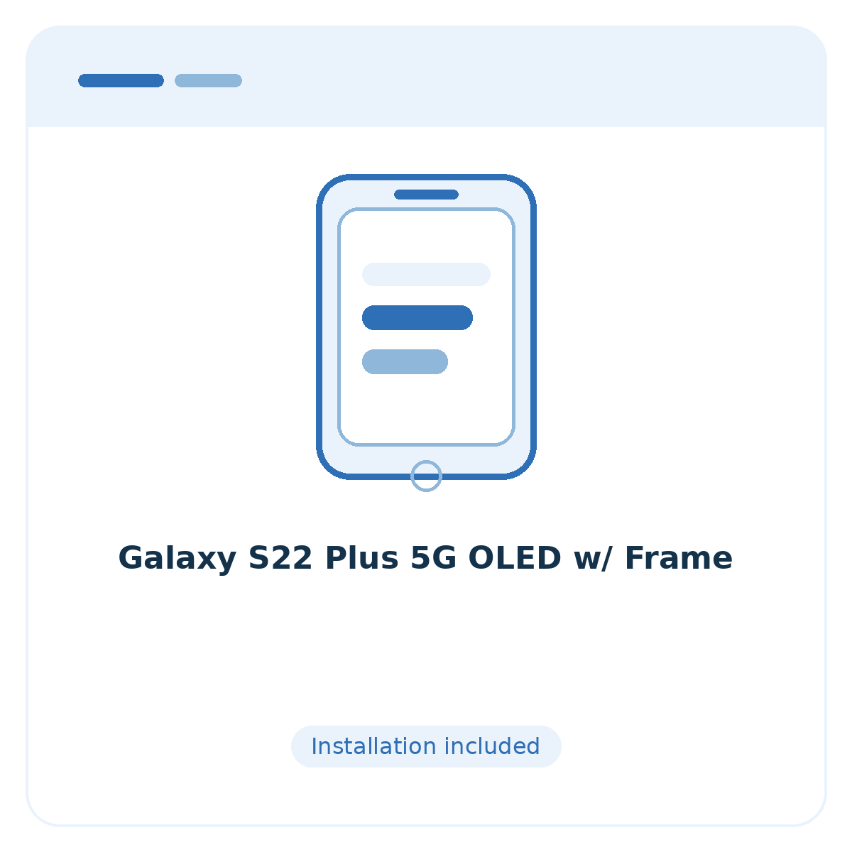 Galaxy S22 Plus 5G OLED w/ Frame - placeholder