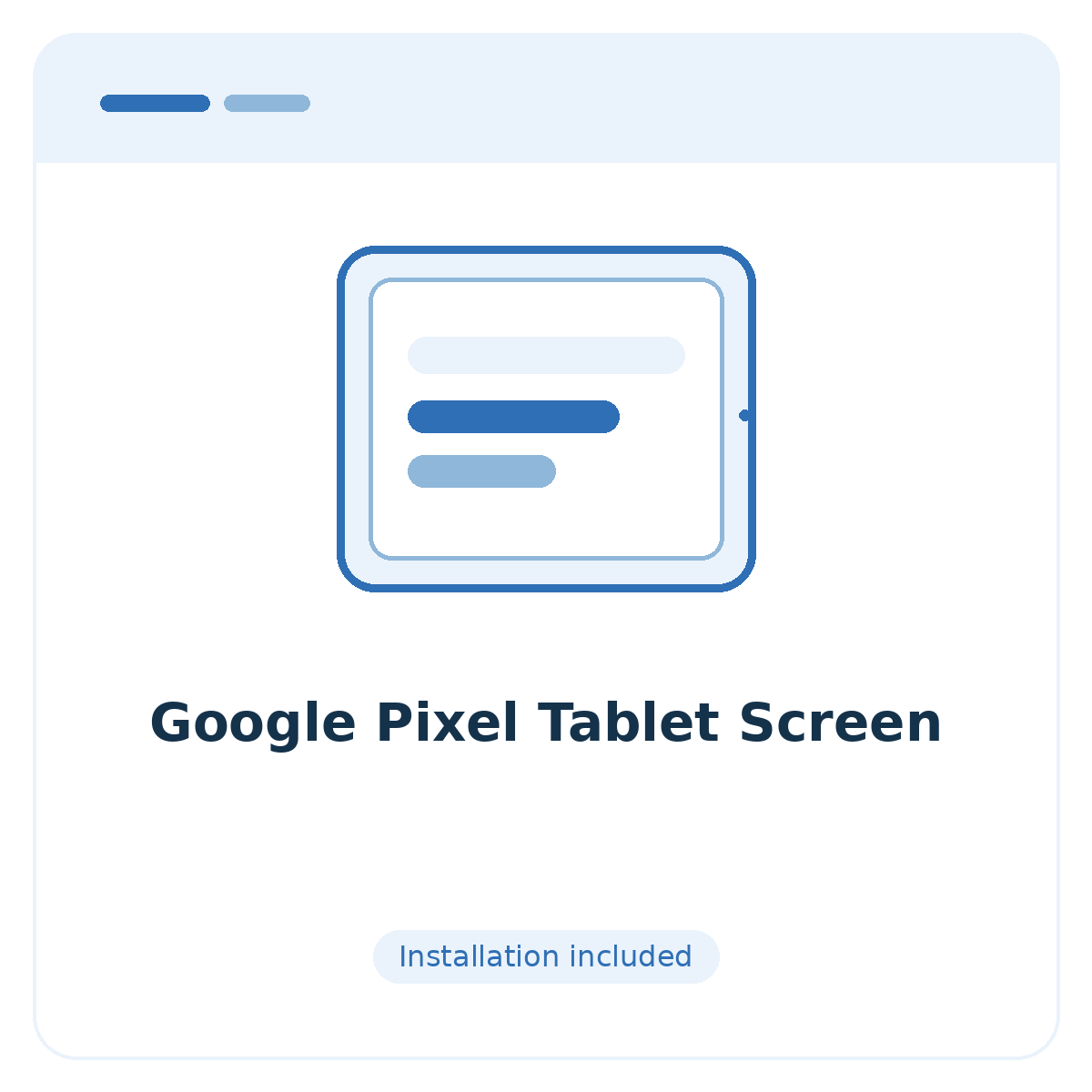 Google Pixel Tablet Screen - placeholder