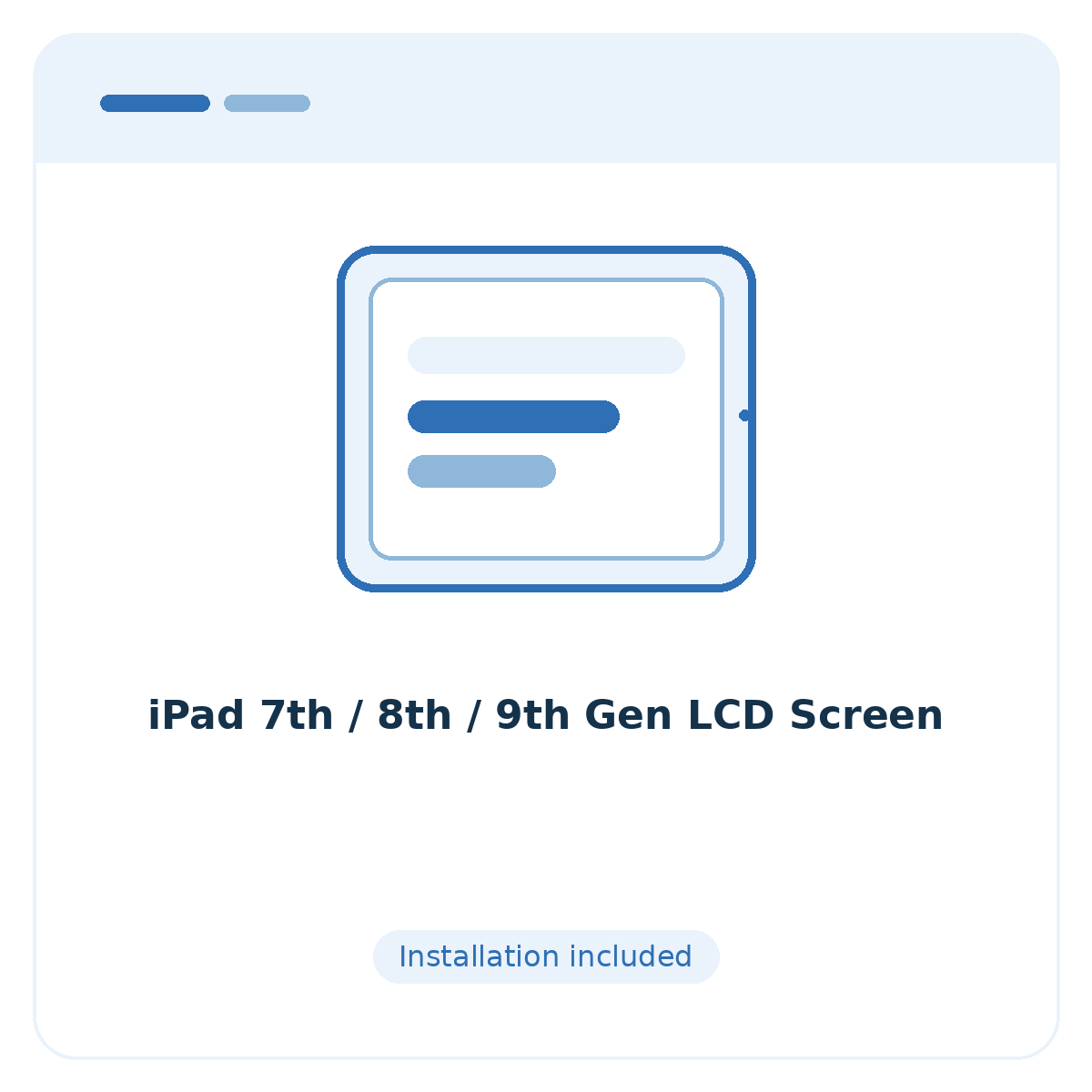 iPad 7th / 8th / 9th Gen LCD Screen