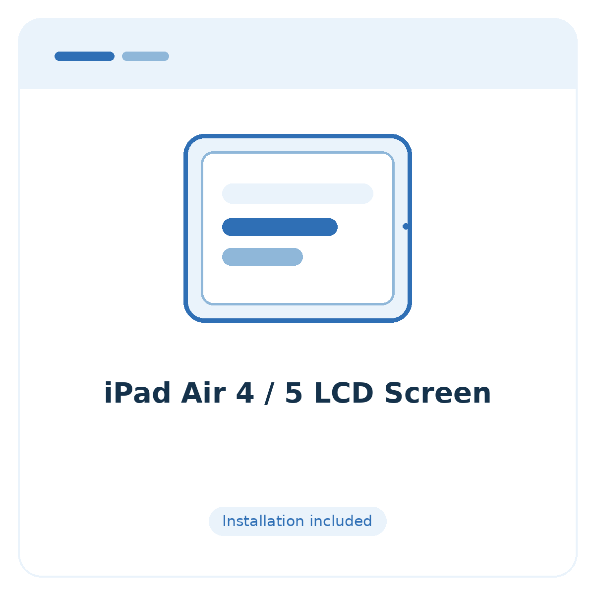 iPad Air 4 / 5 LCD Screen - placeholder