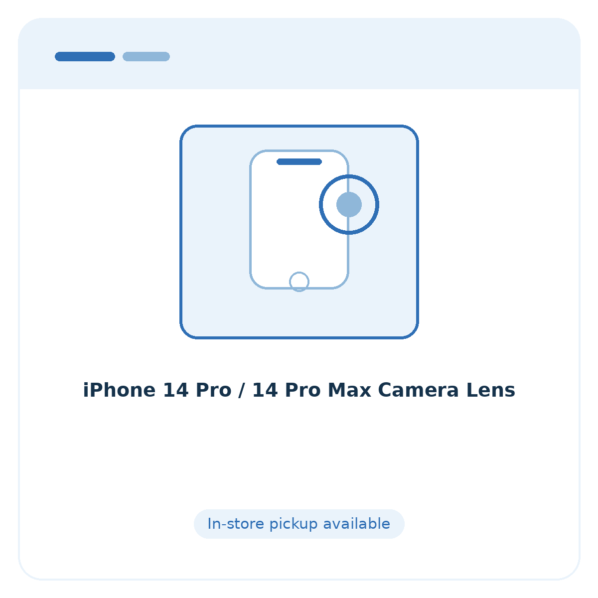 iPhone 14 Pro / 14 Pro Max Camera Lens - placeholder