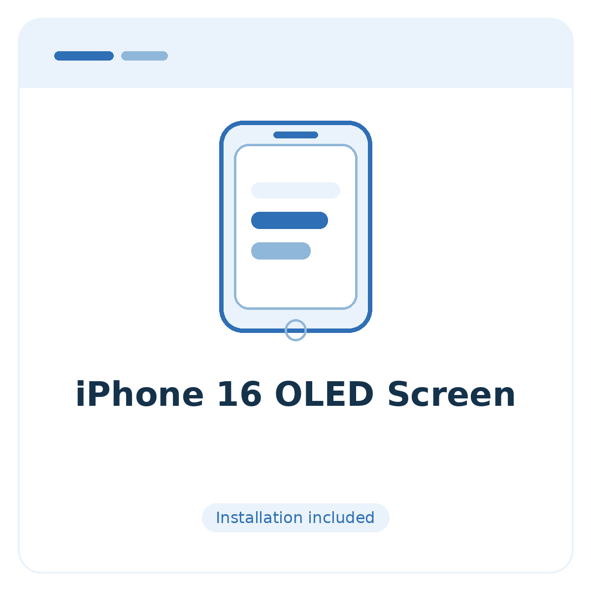 iPhone 16 OLED Screen
