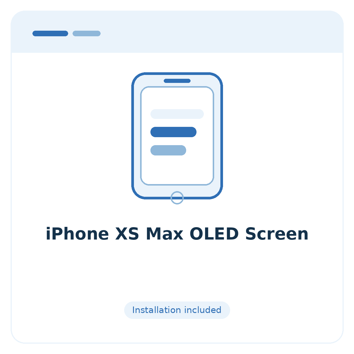 iPhone XS Max OLED Screen - placeholder