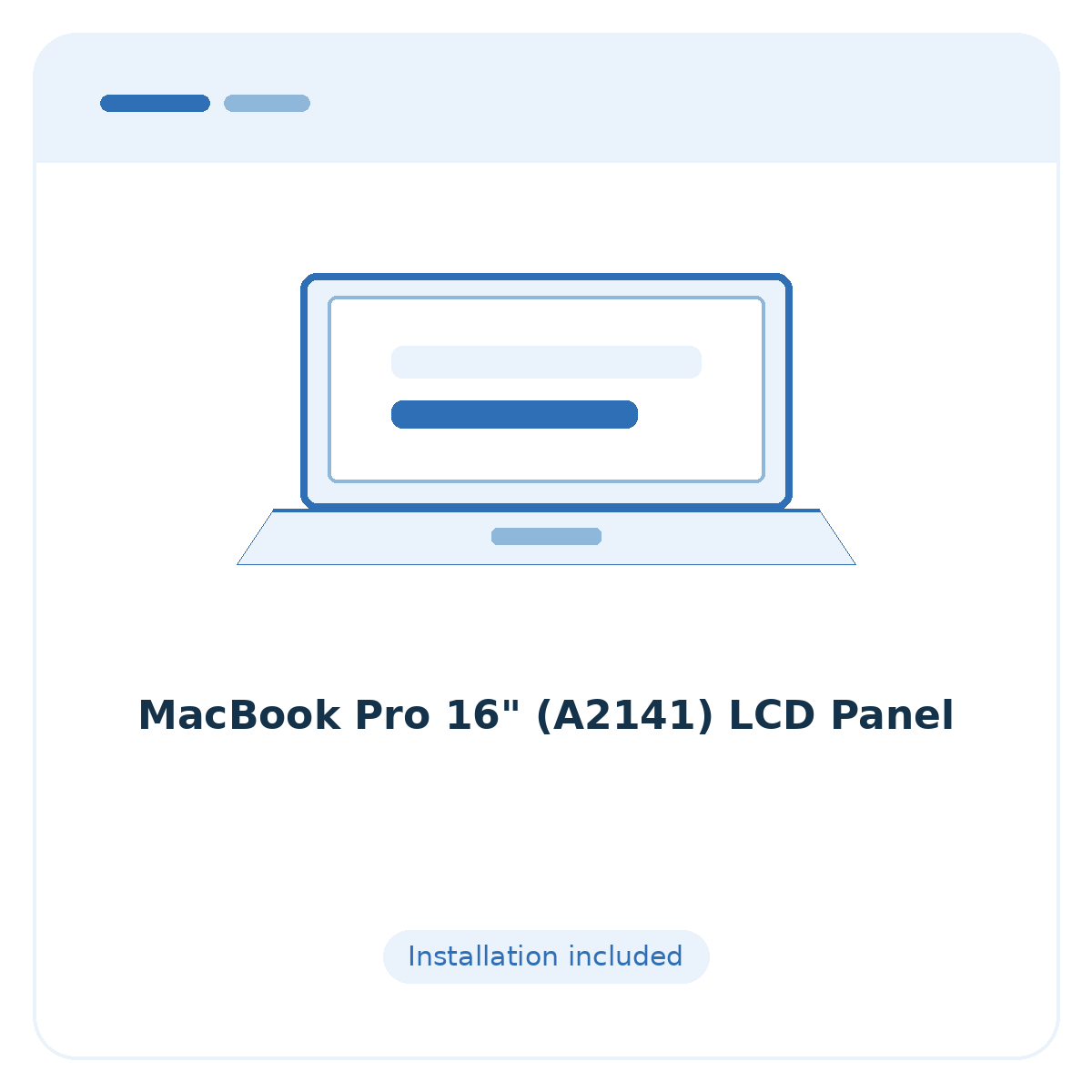 MacBook Pro 16" (A2141) LCD Panel - placeholder